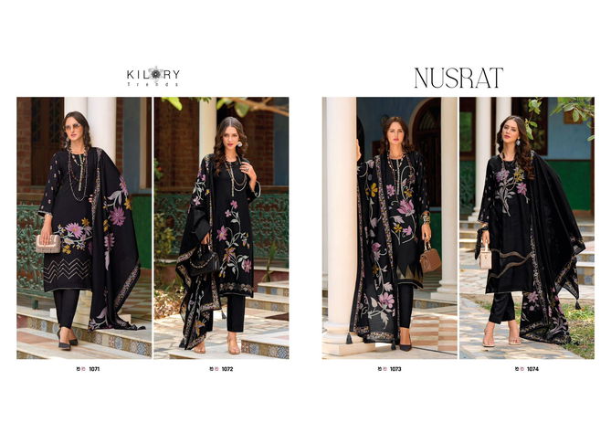 Nusrat By Kilory Masleen Digital Foil Printed Salwar Kameez Wholesale Price In Surat
